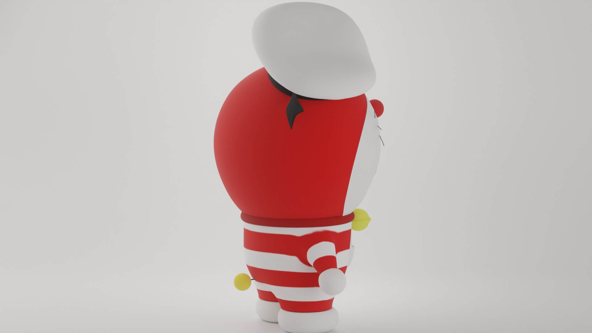 Mini Doraemon 3D Model