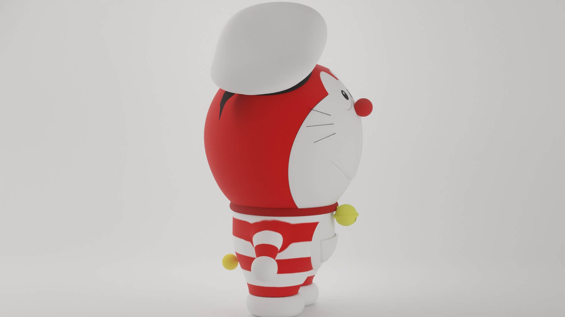 Mini Doraemon 3D Model