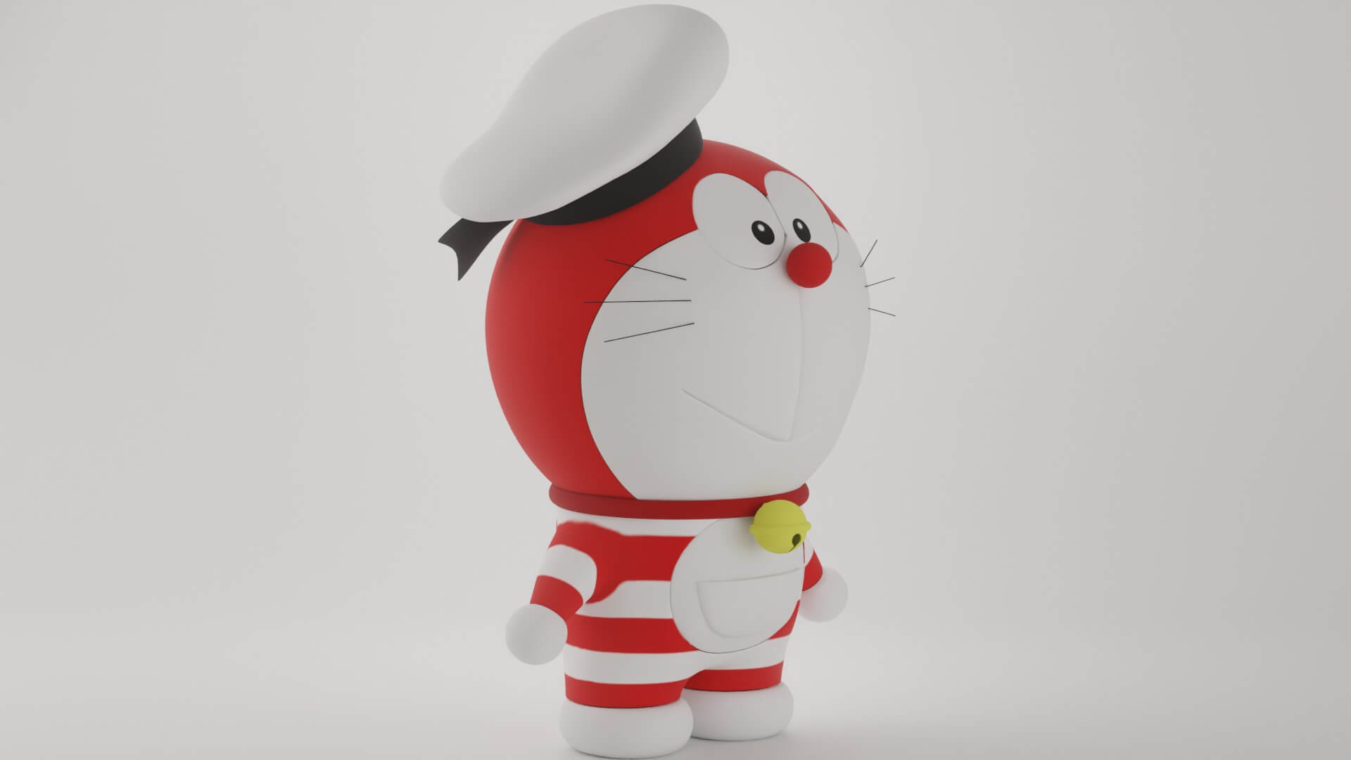Mini Doraemon 3D Model