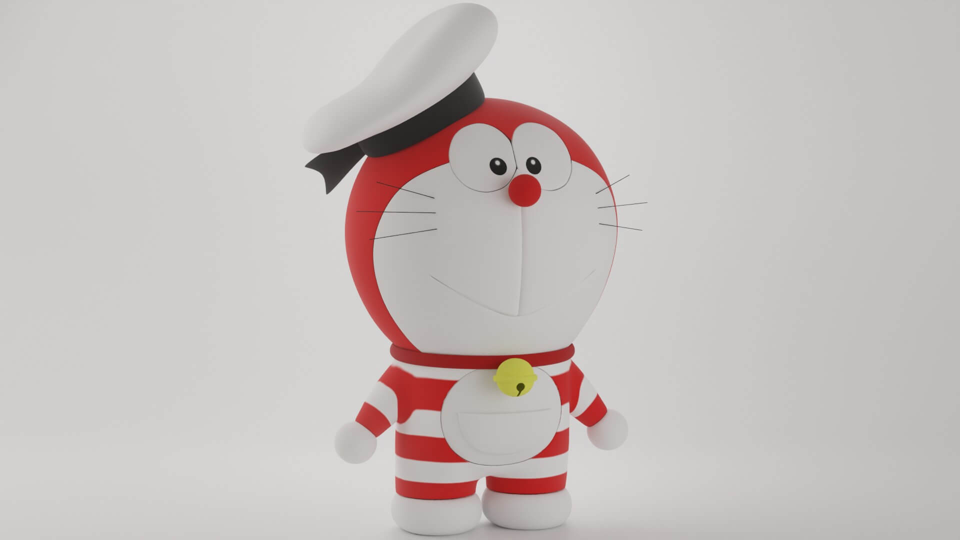 Mini Doraemon 3D Model