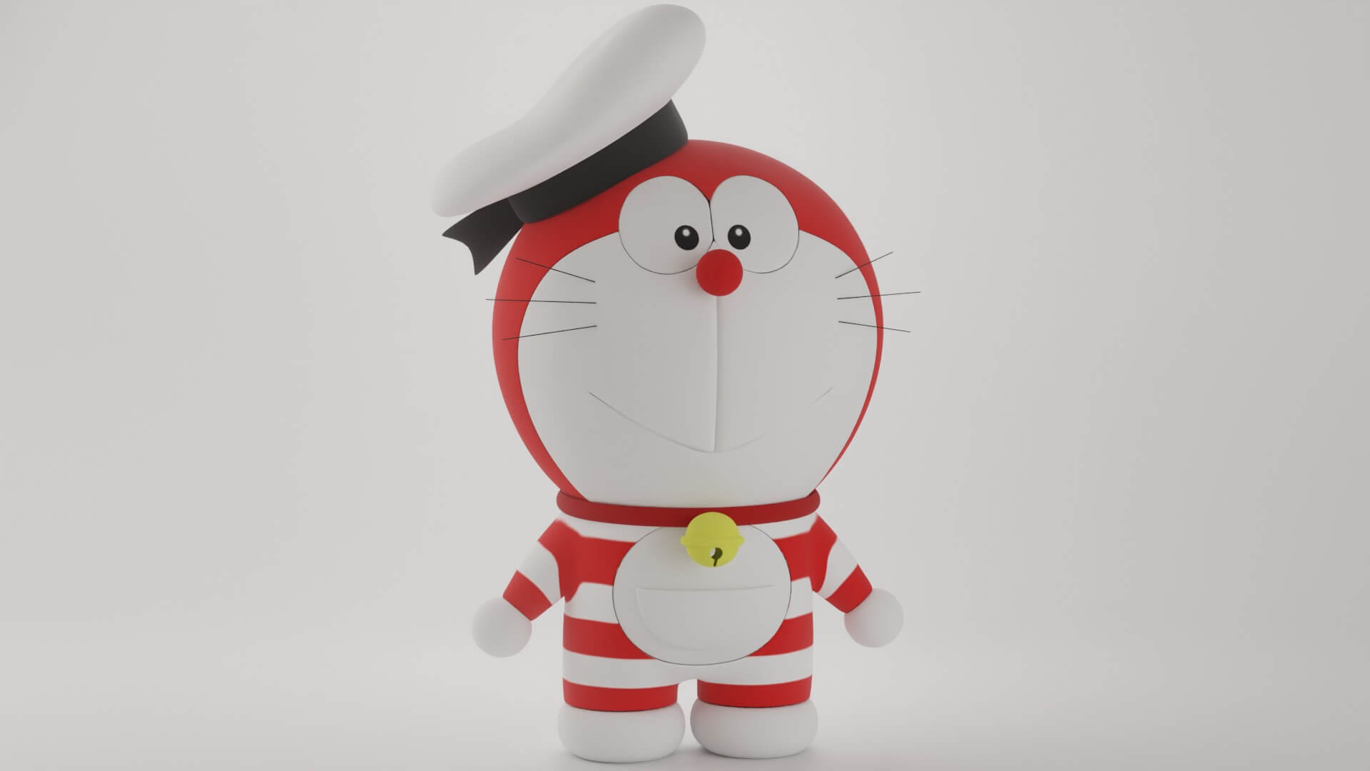 Mini Doraemon 3D Model