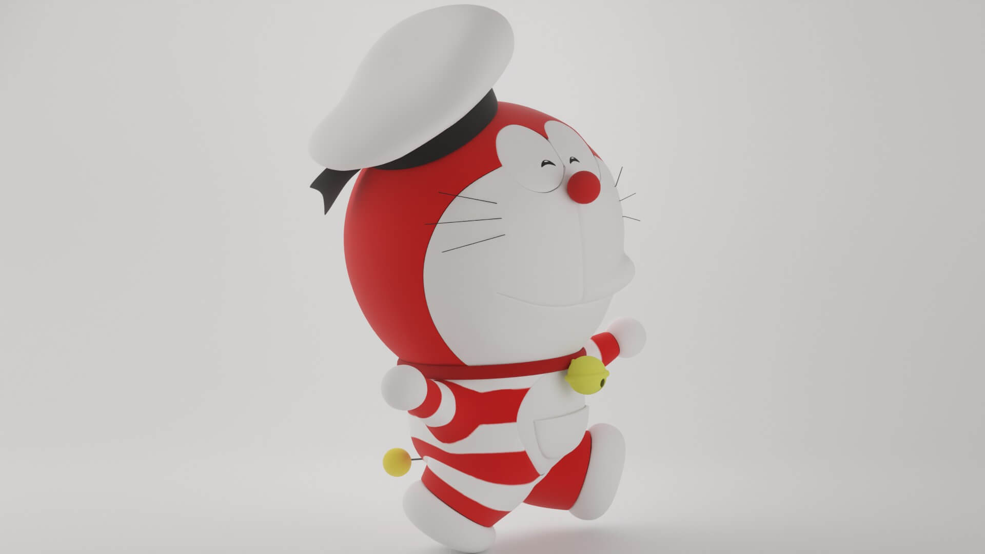 Mini Doraemon 3D Model