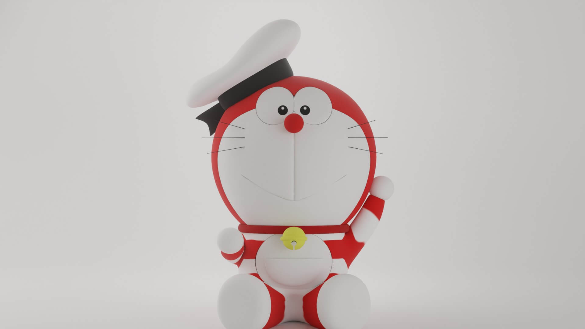 Mini Doraemon 3D Model