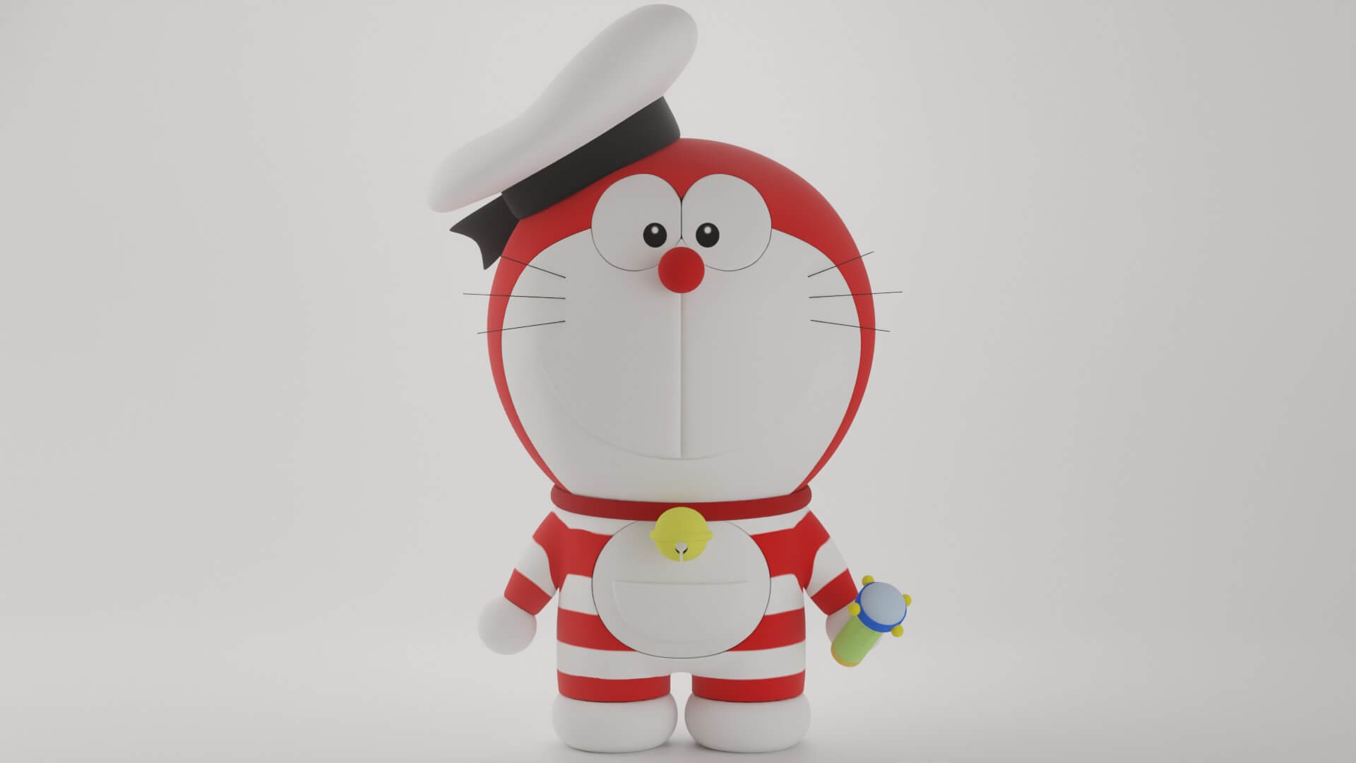 Mini Doraemon 3D Model