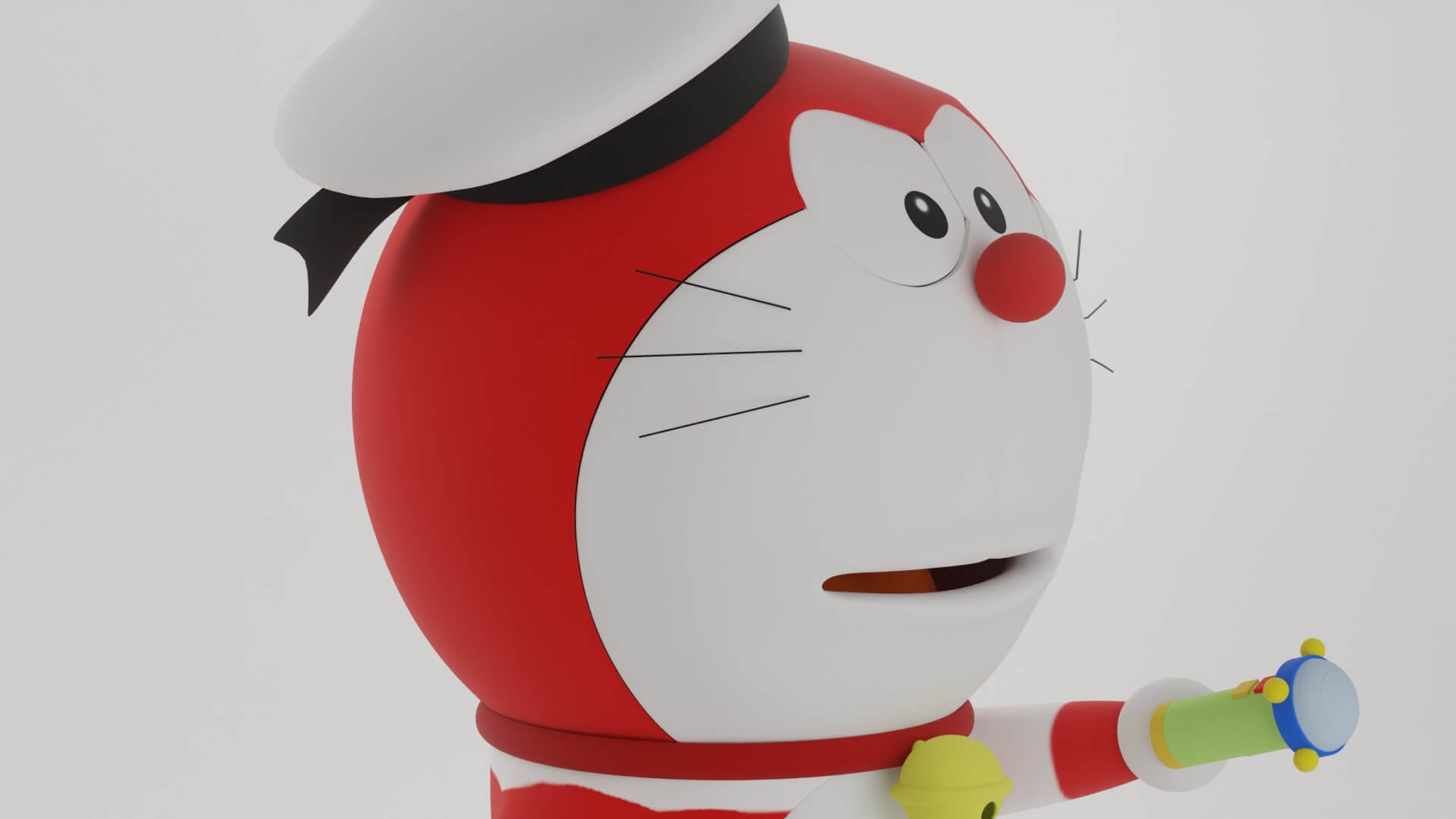 Mini Doraemon 3D Model