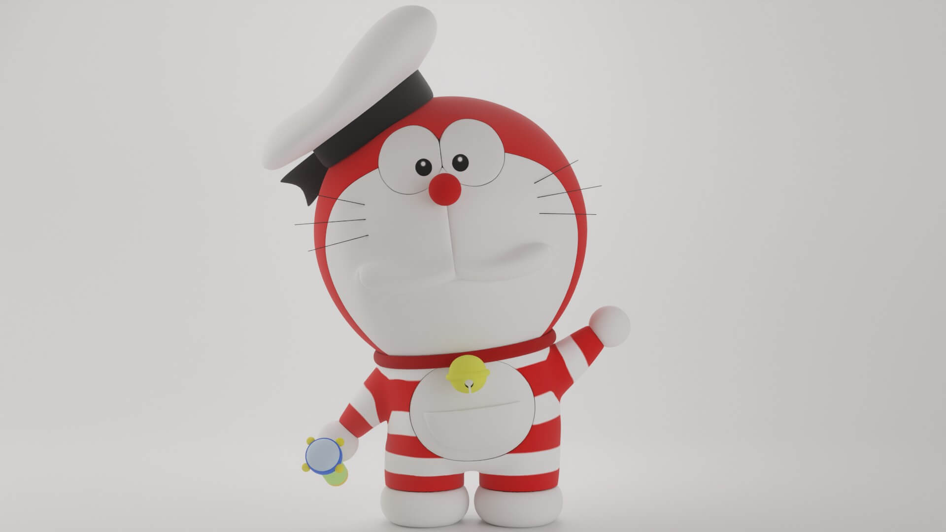 Mini Doraemon 3D Model
