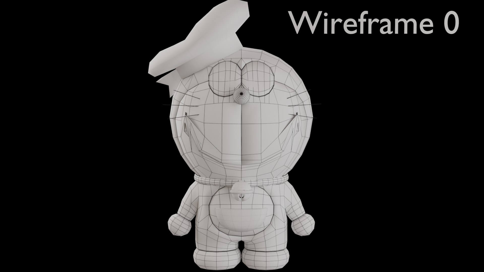 Mini Doraemon 3D Model