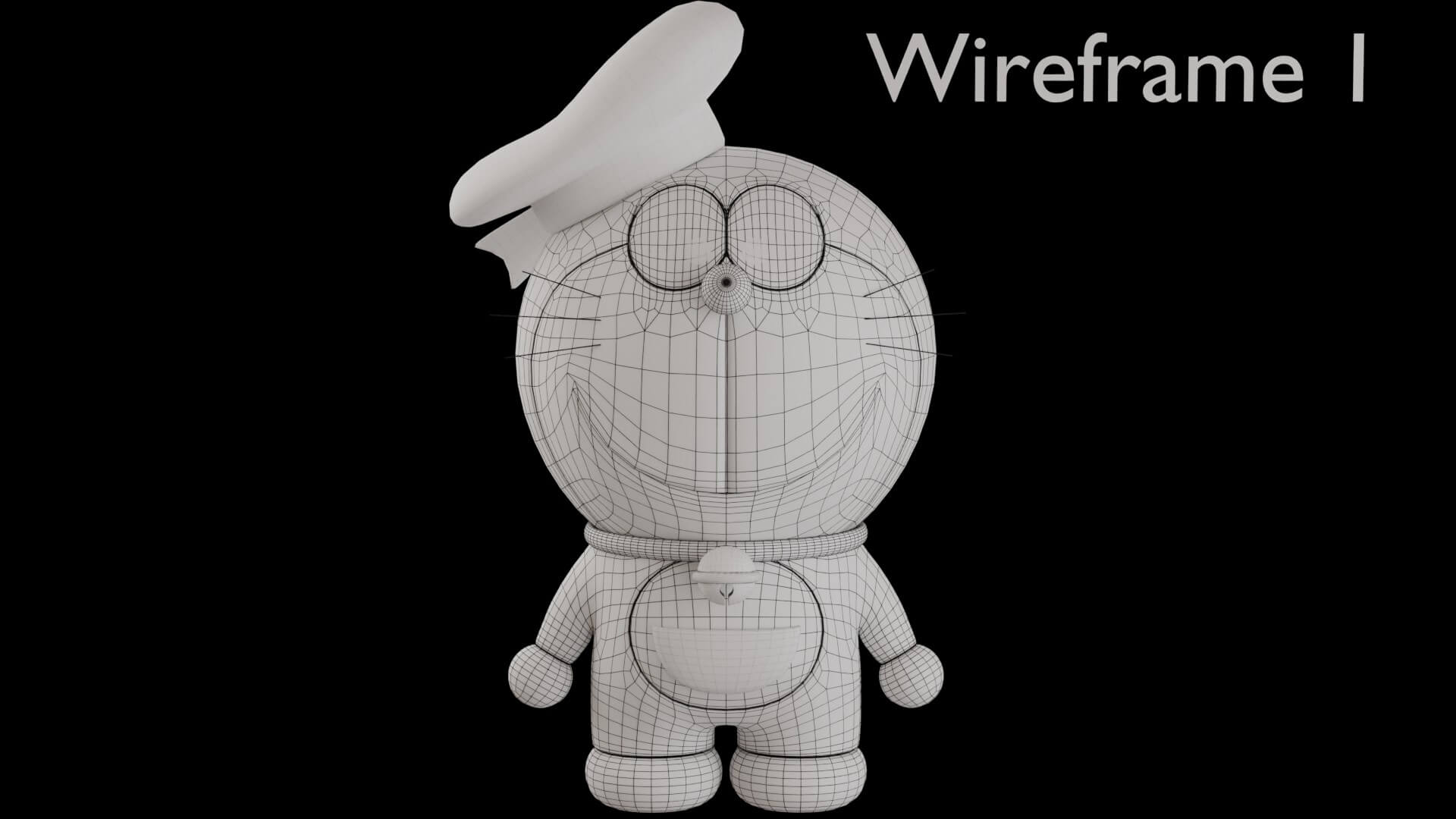 Mini Doraemon 3D Model