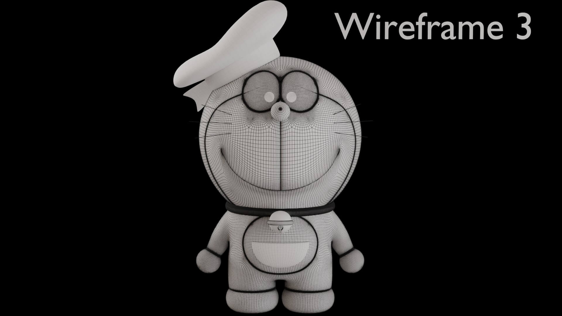 Mini Doraemon 3D Model