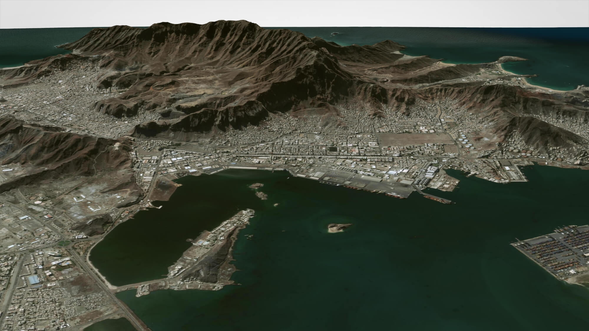 Cityscape Aden Emen 3D Model