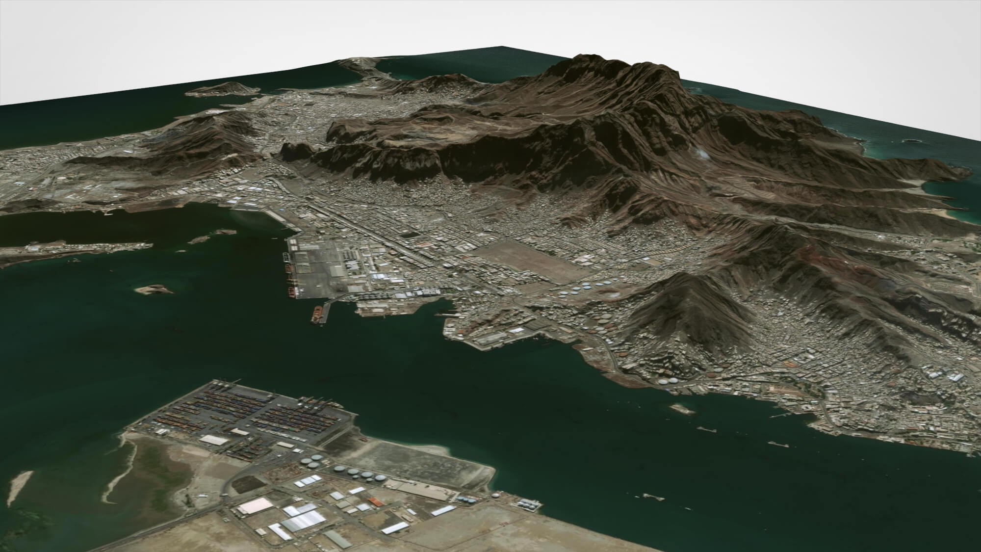 Cityscape Aden Emen 3D Model