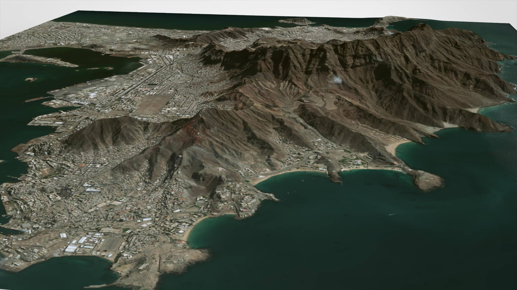 Cityscape Aden Emen 3D Model