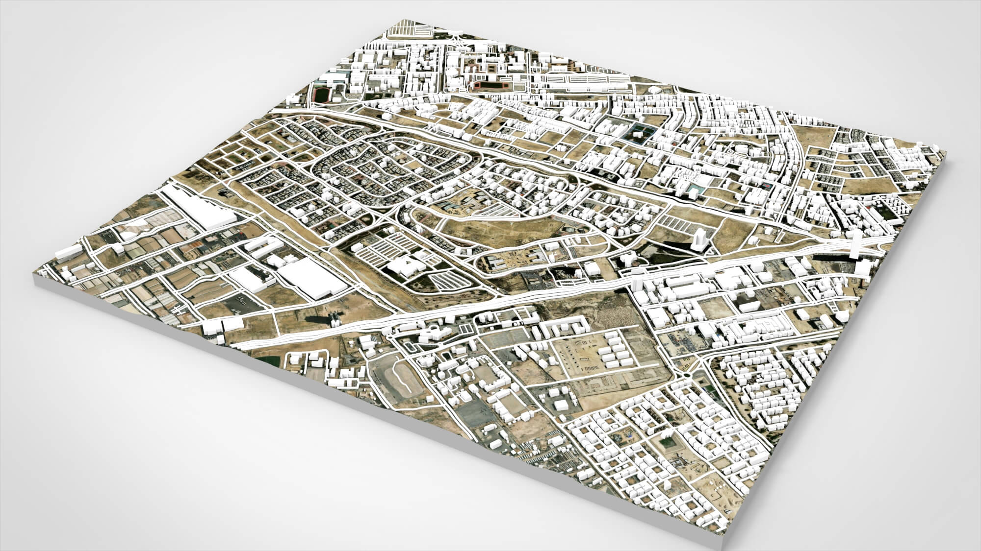 Cityscape Dammam Saudi Arabia 3D Model