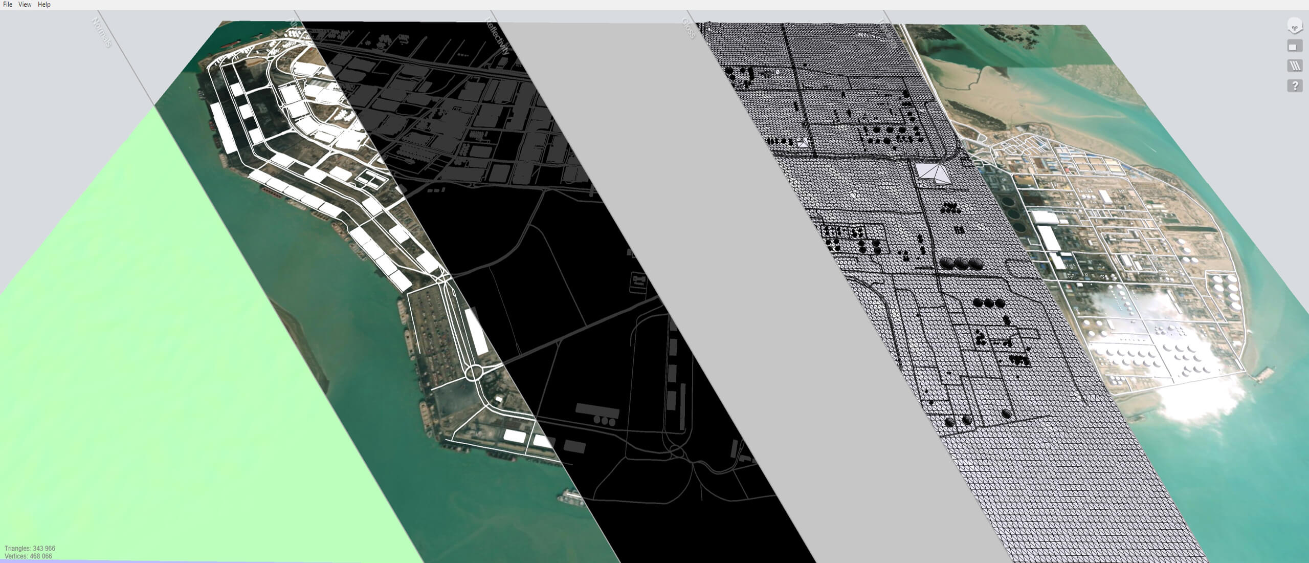 Imam Khomeini Port Special Economic Zone 3D Model 3D Model