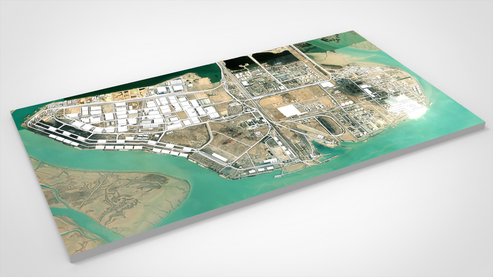 Imam Khomeini Port Special Economic Zone 3D Model 3D Model