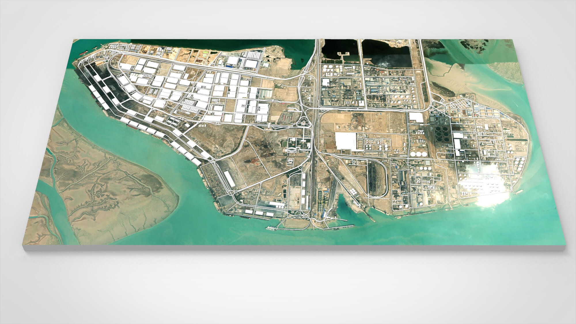 Imam Khomeini Port Special Economic Zone 3D Model 3D Model