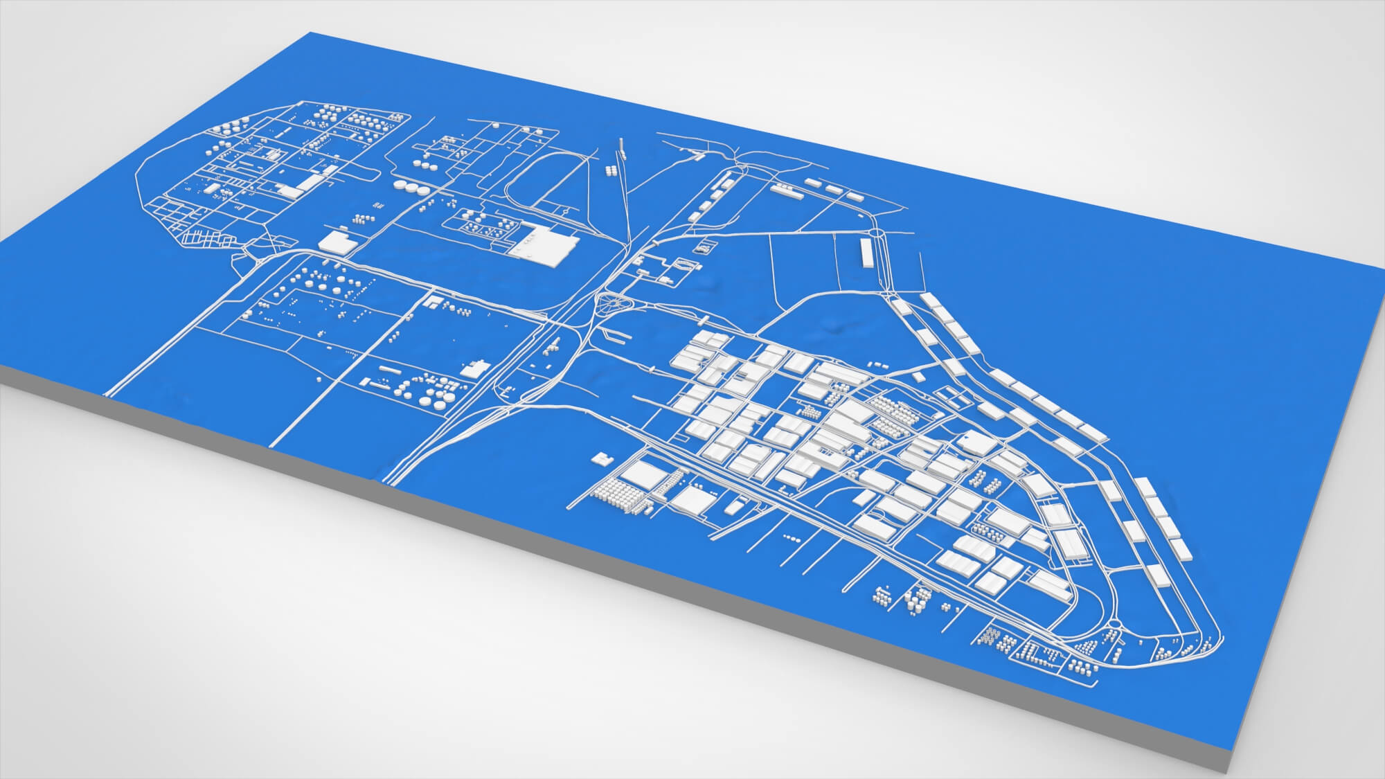 Imam Khomeini Port Special Economic Zone 3D Model 3D Model