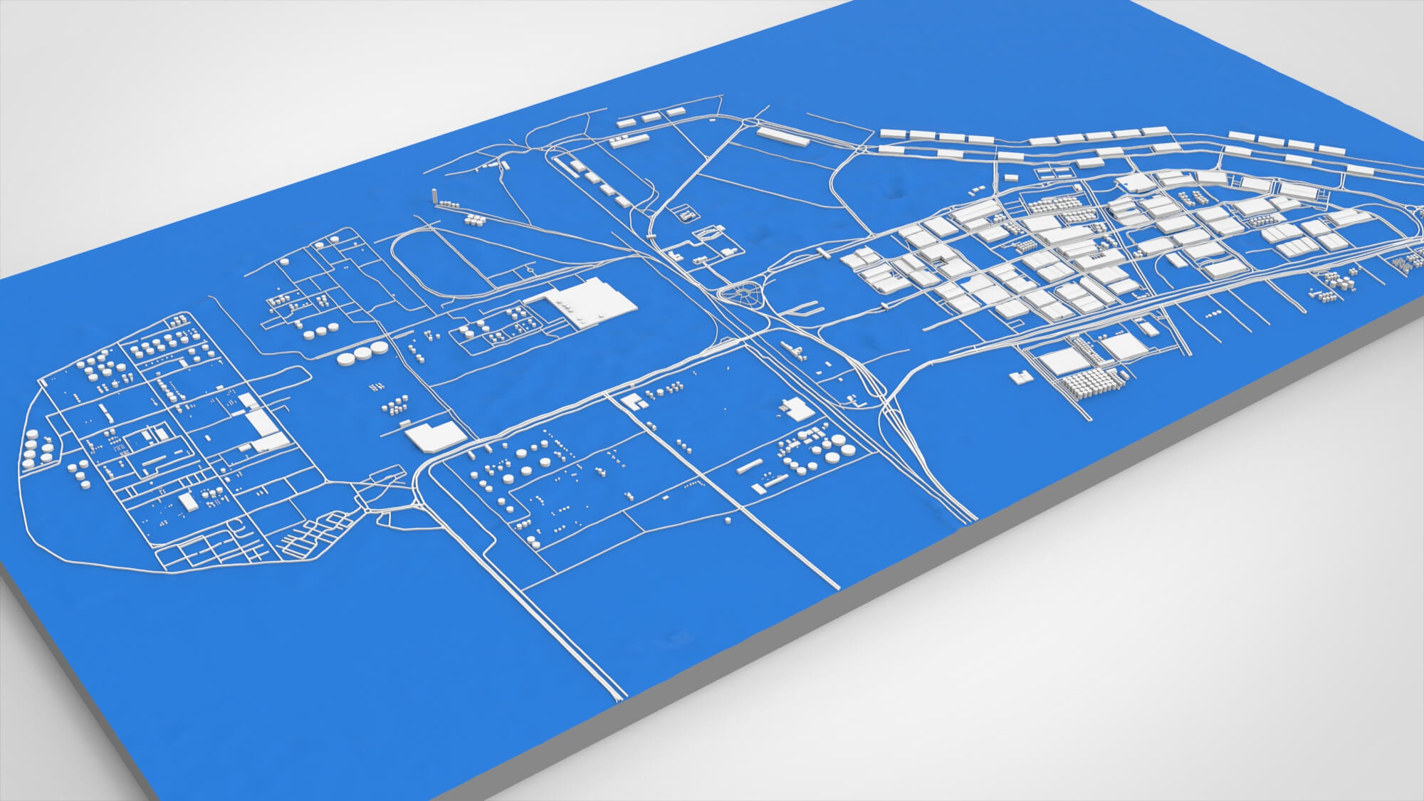 Imam Khomeini Port Special Economic Zone 3D Model 3D Model