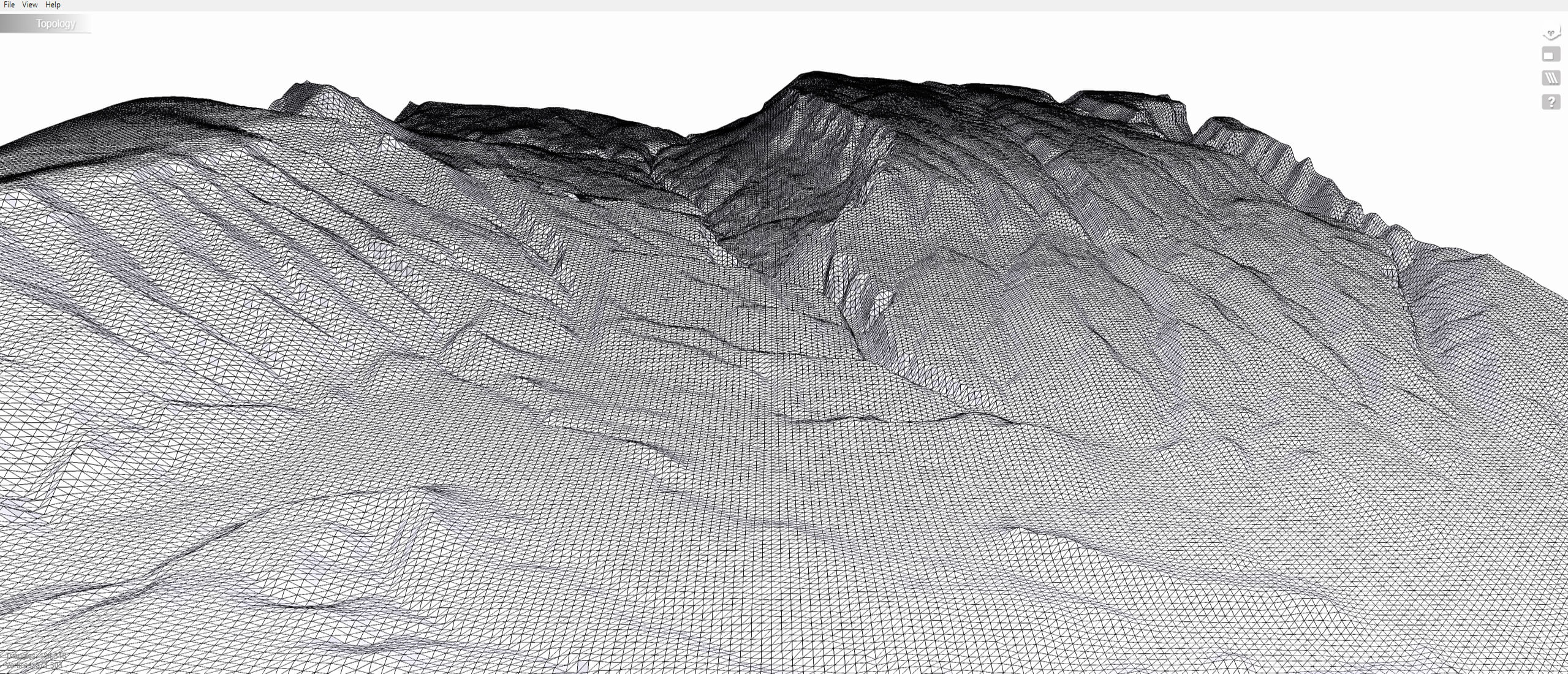 Mountain Landscape the Bighorn National Forest USA 3D Model