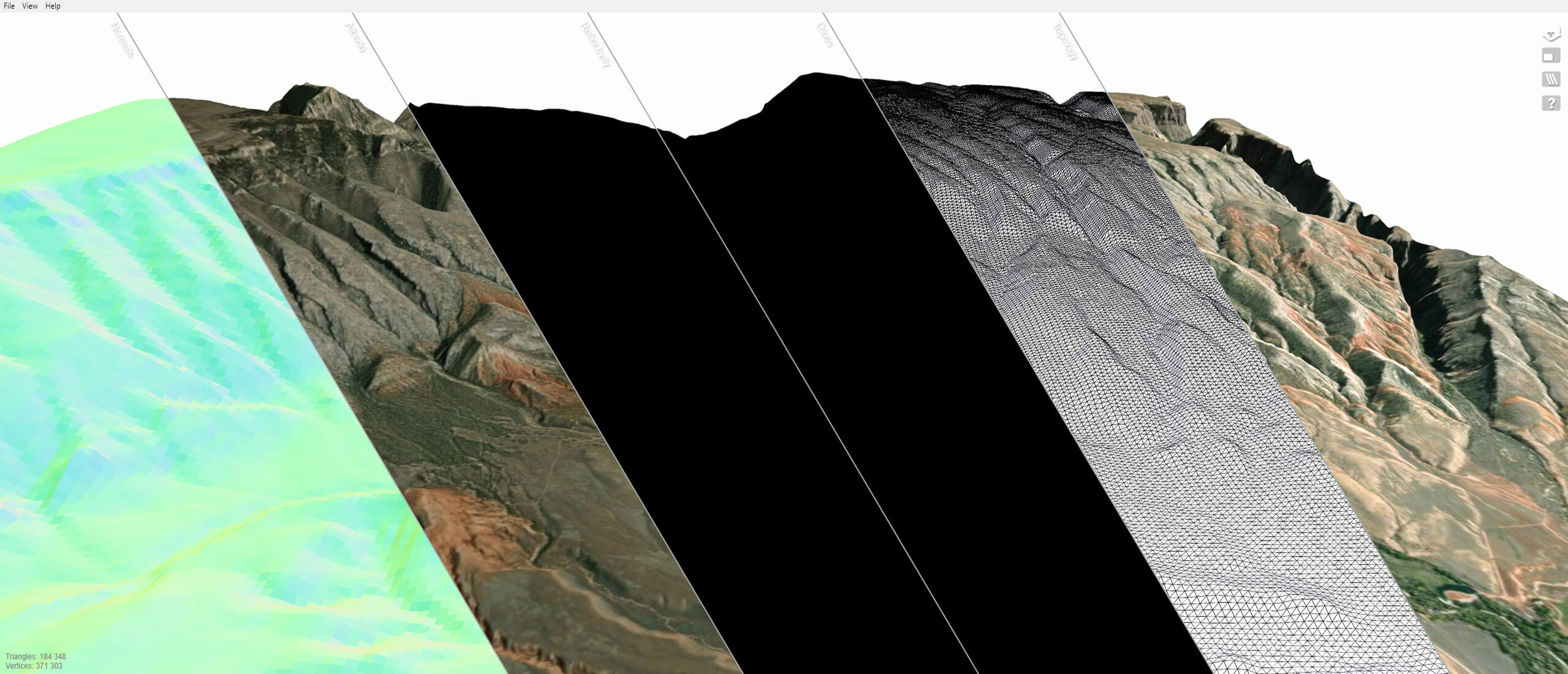 Mountain Landscape the Bighorn National Forest USA 3D Model