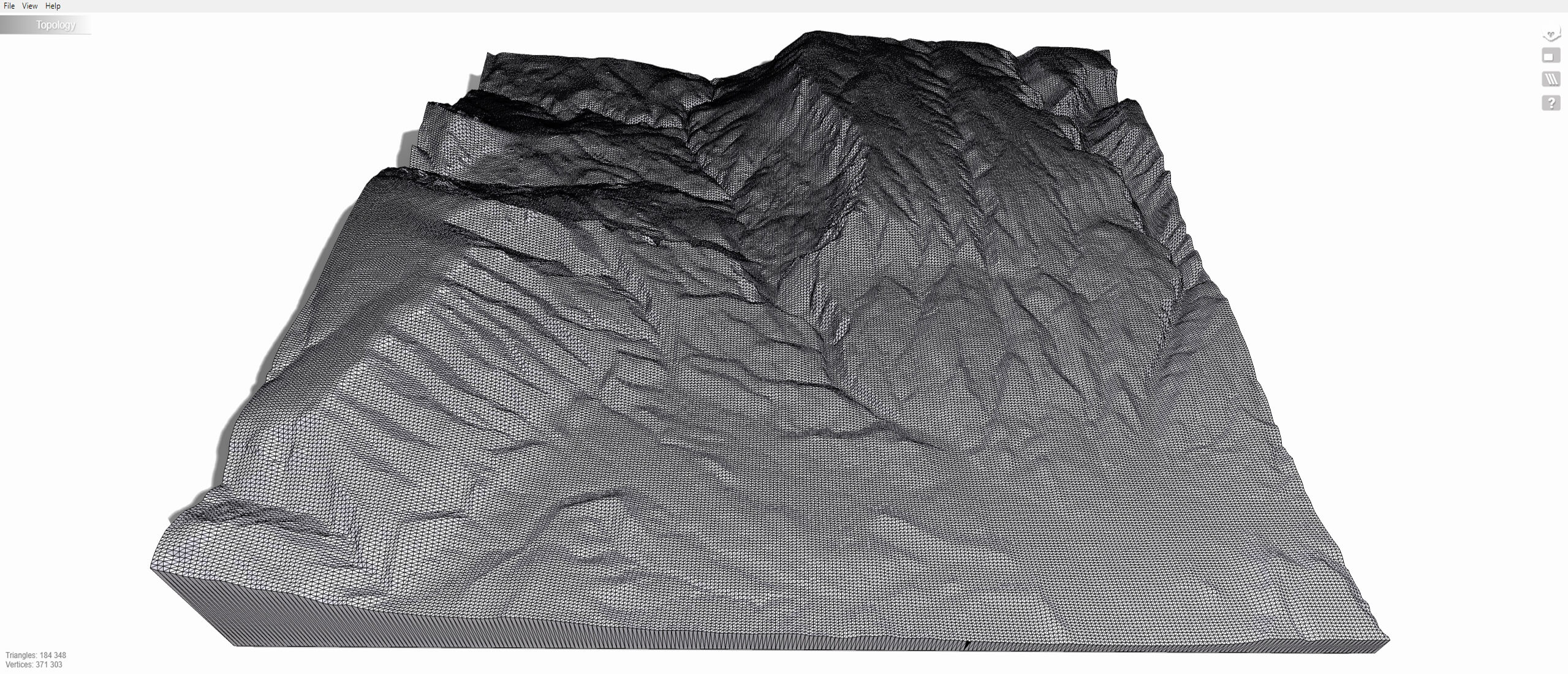 Mountain Landscape the Bighorn National Forest USA 3D Model