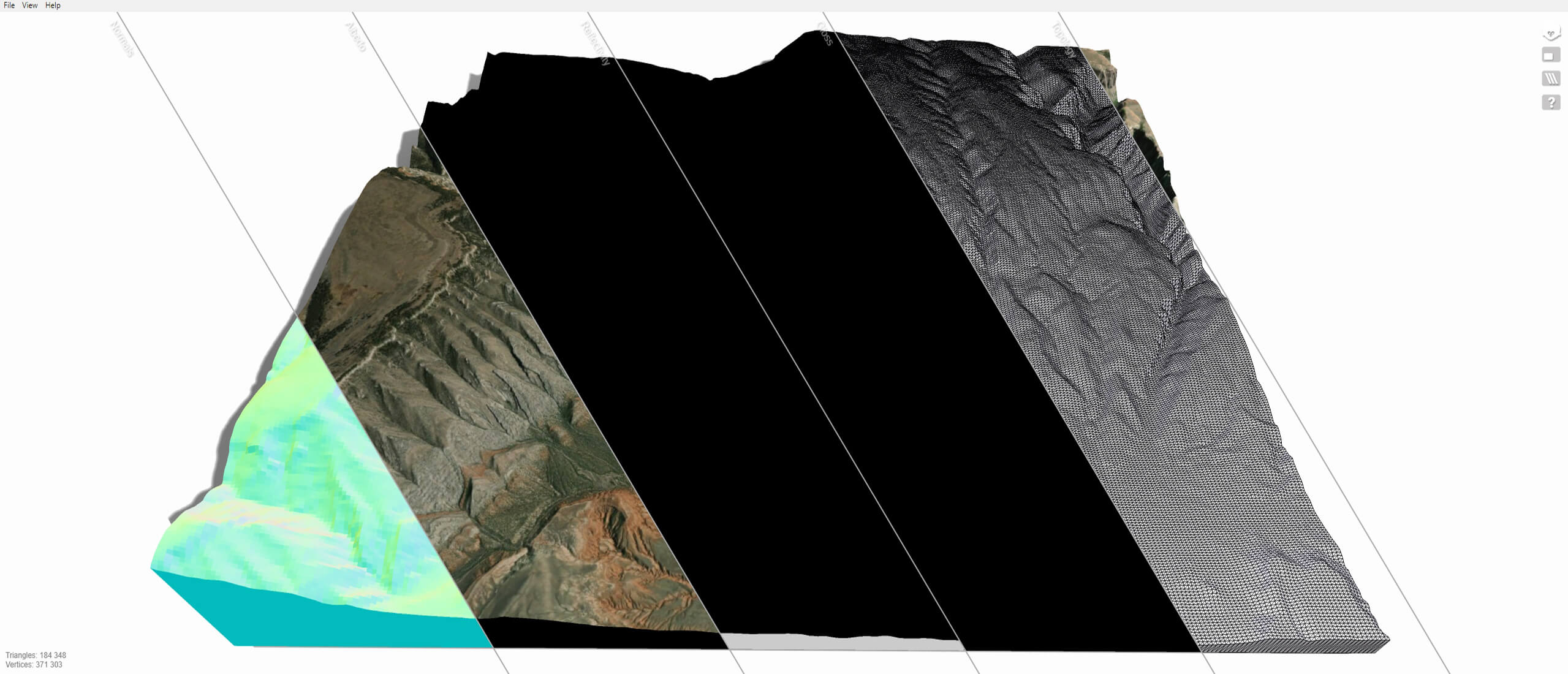 Mountain Landscape the Bighorn National Forest USA 3D Model