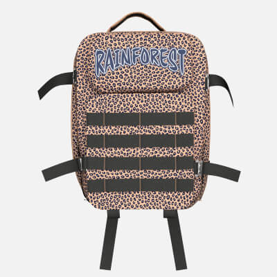 Animal Print School Bag