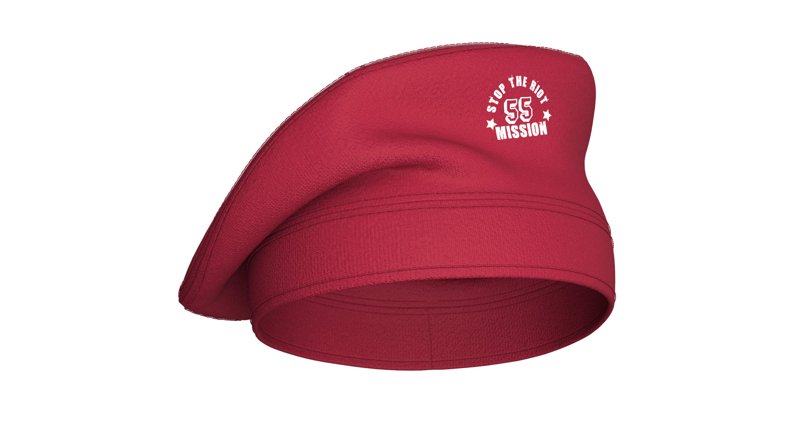 Girls Beret Cap 3D Model