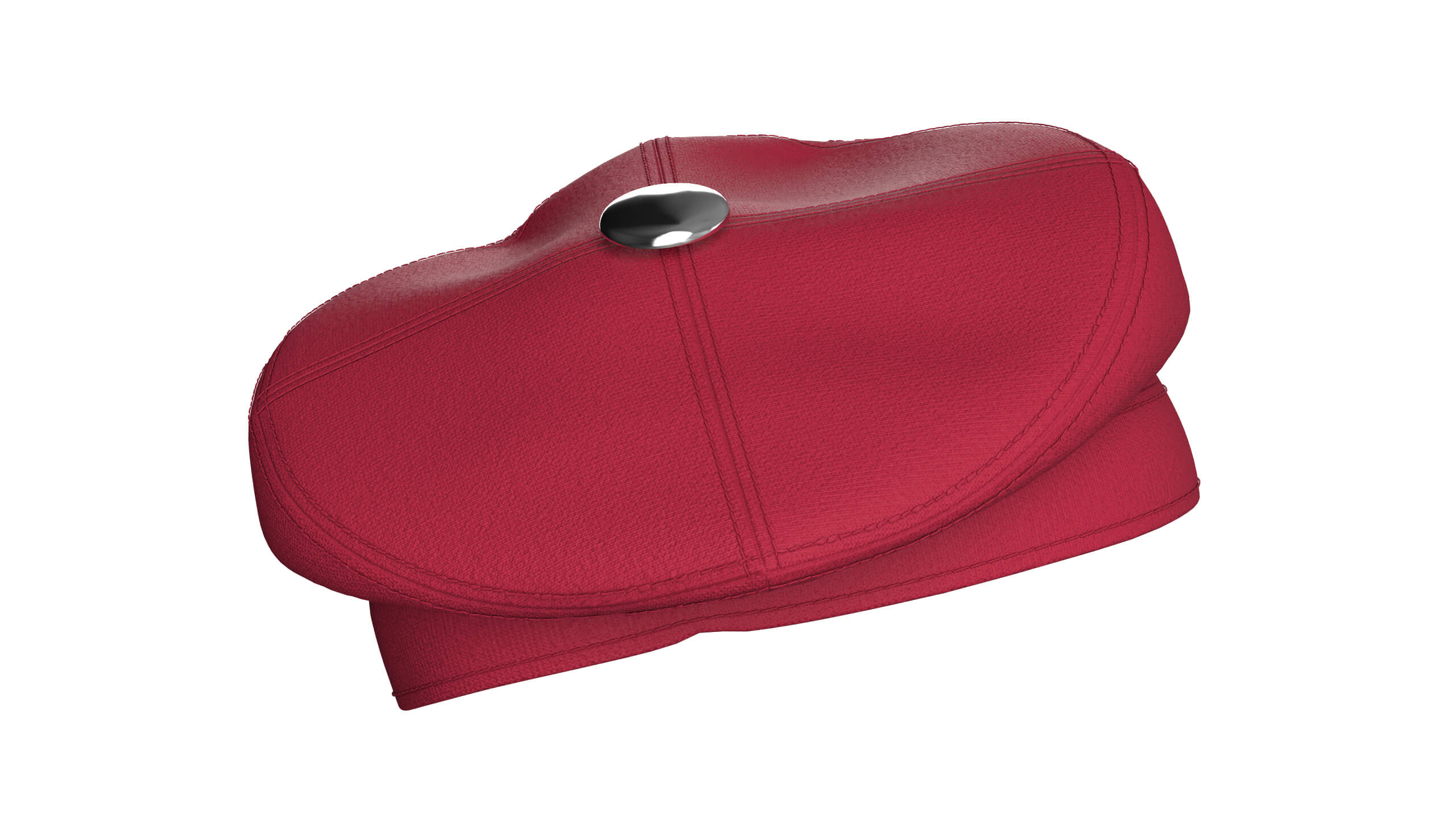 Girls Beret Cap 3D Model