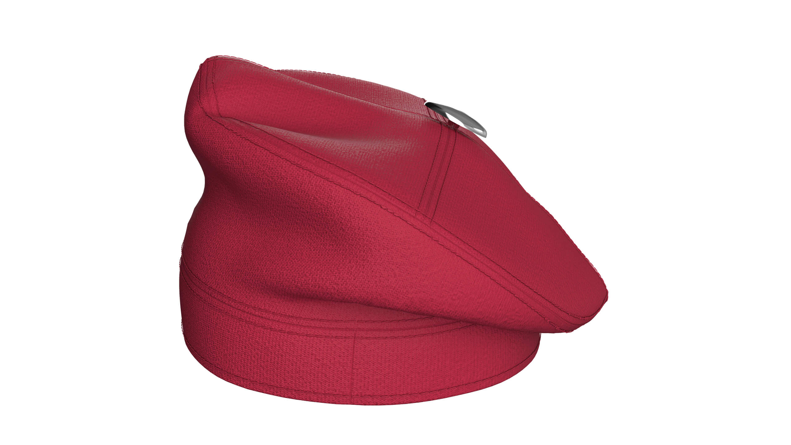 Girls Beret Cap 3D Model