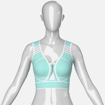 Girls Bralette Top with Keyhole Cutout
