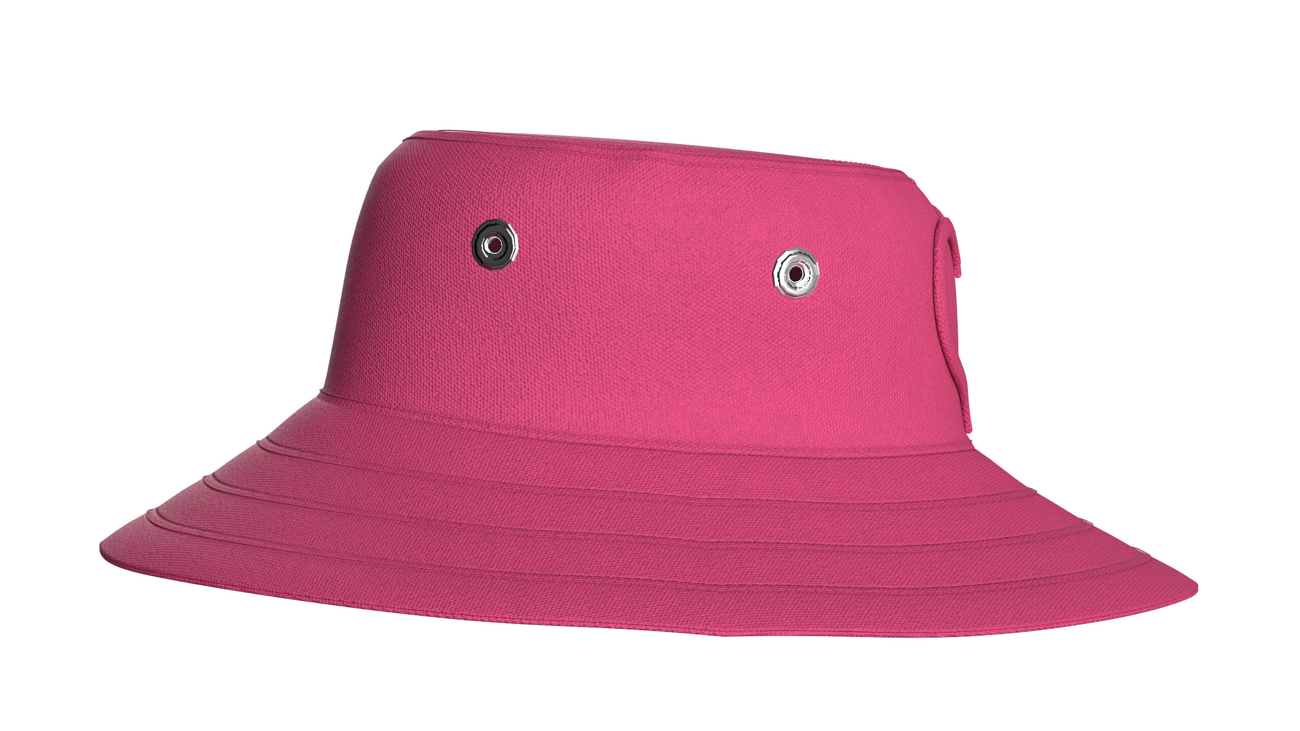 Girls Bucket Hat with Embossed Heart Detail 3D Model