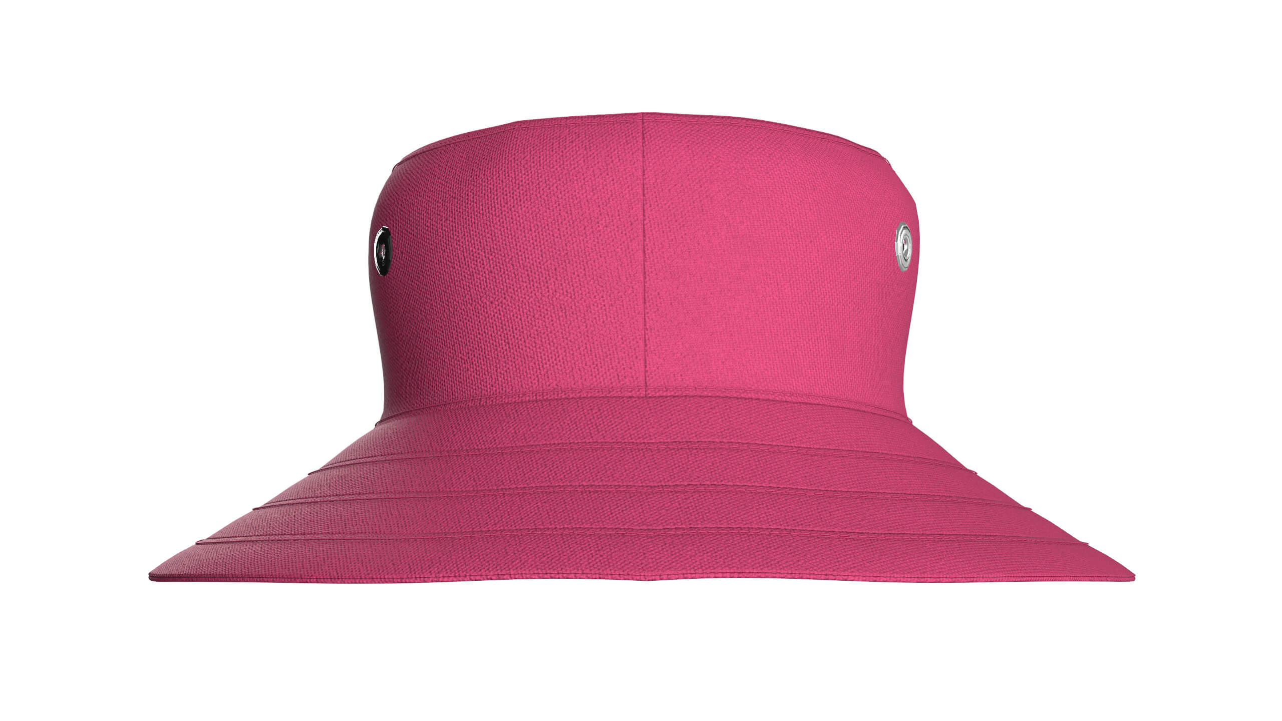Girls Bucket Hat with Embossed Heart Detail 3D Model