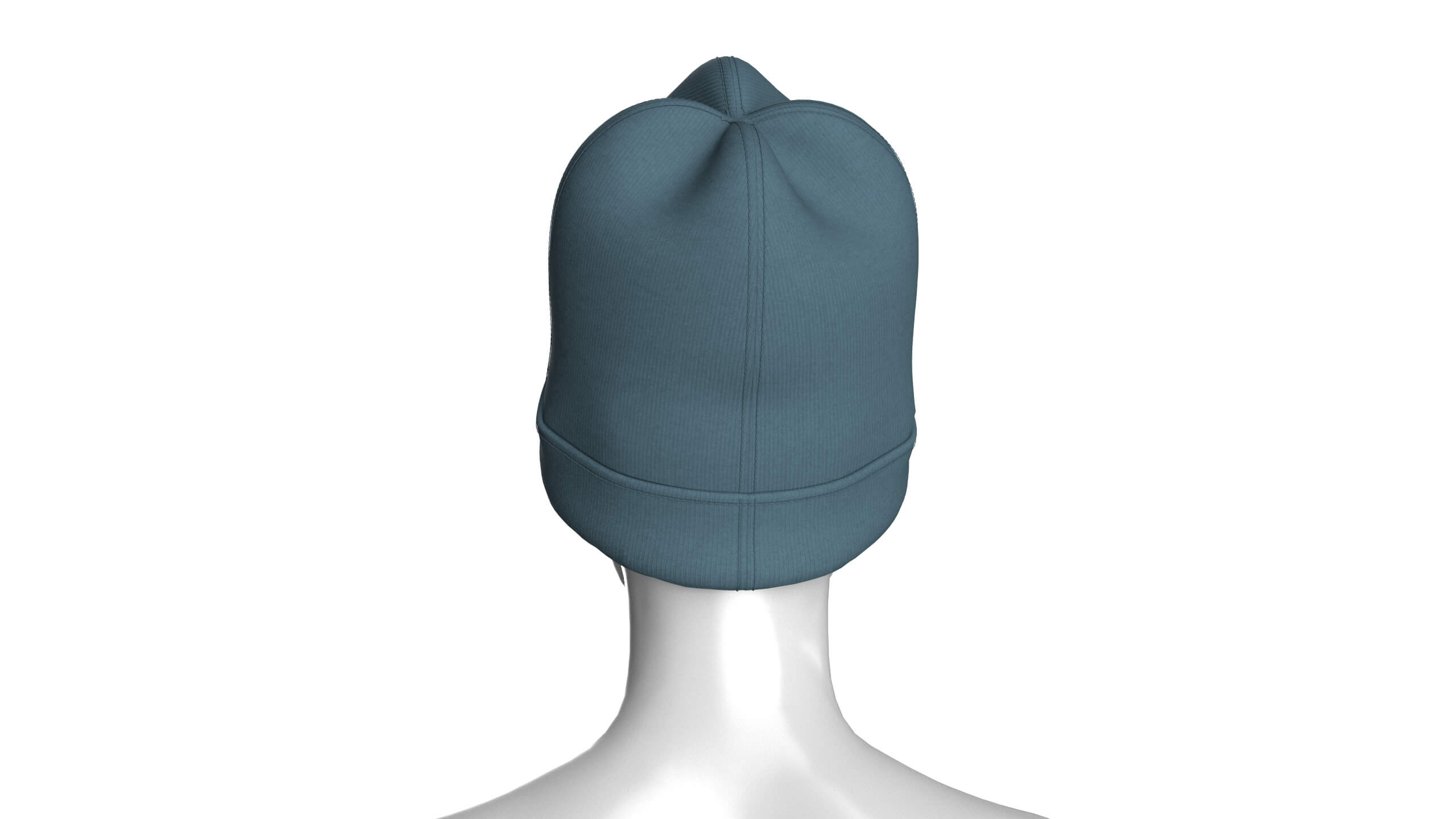 Girls Cuff Beanie Hat 3D Model