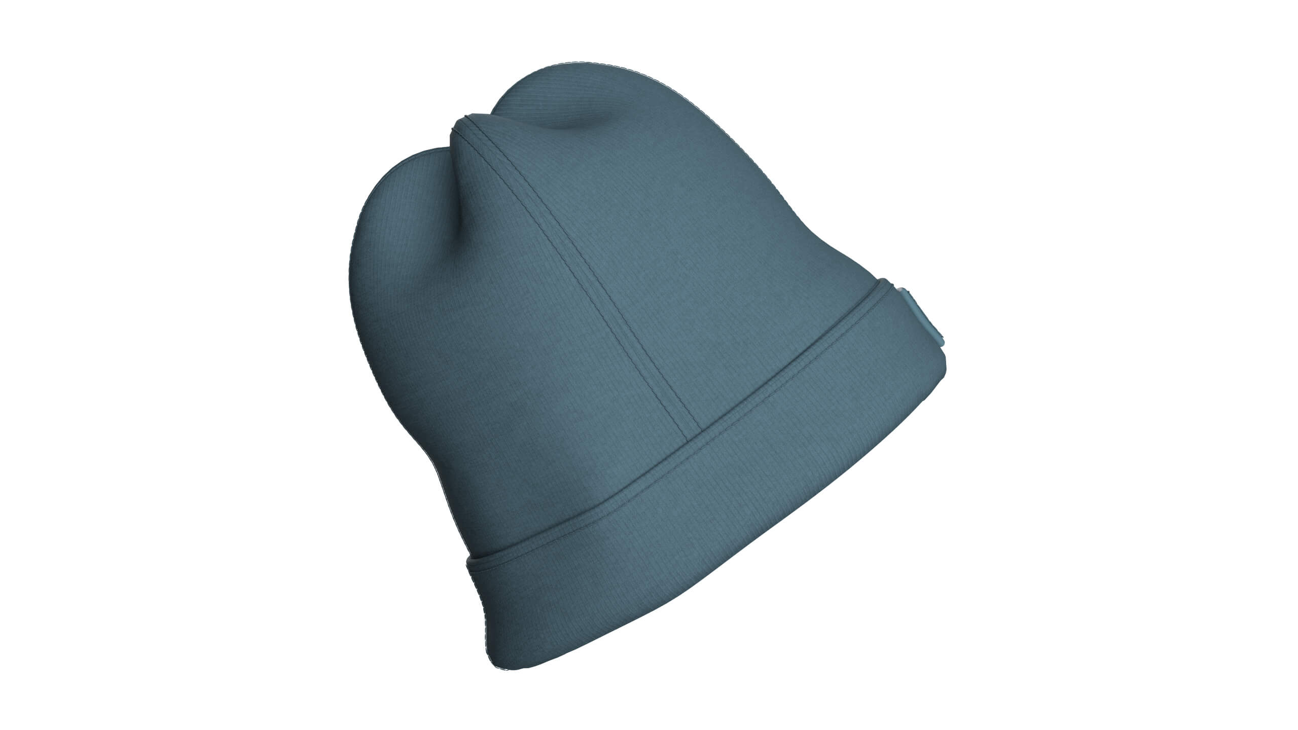 Girls Cuff Beanie Hat 3D Model