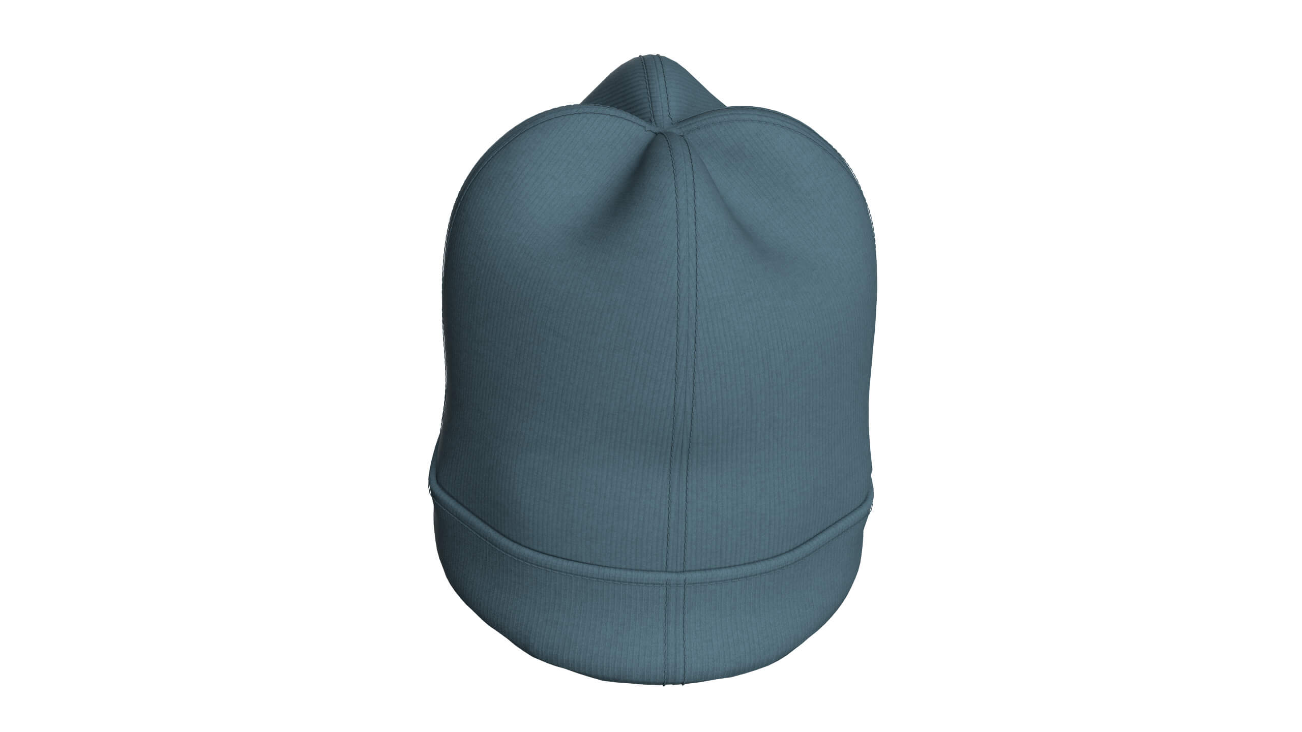 Girls Cuff Beanie Hat 3D Model