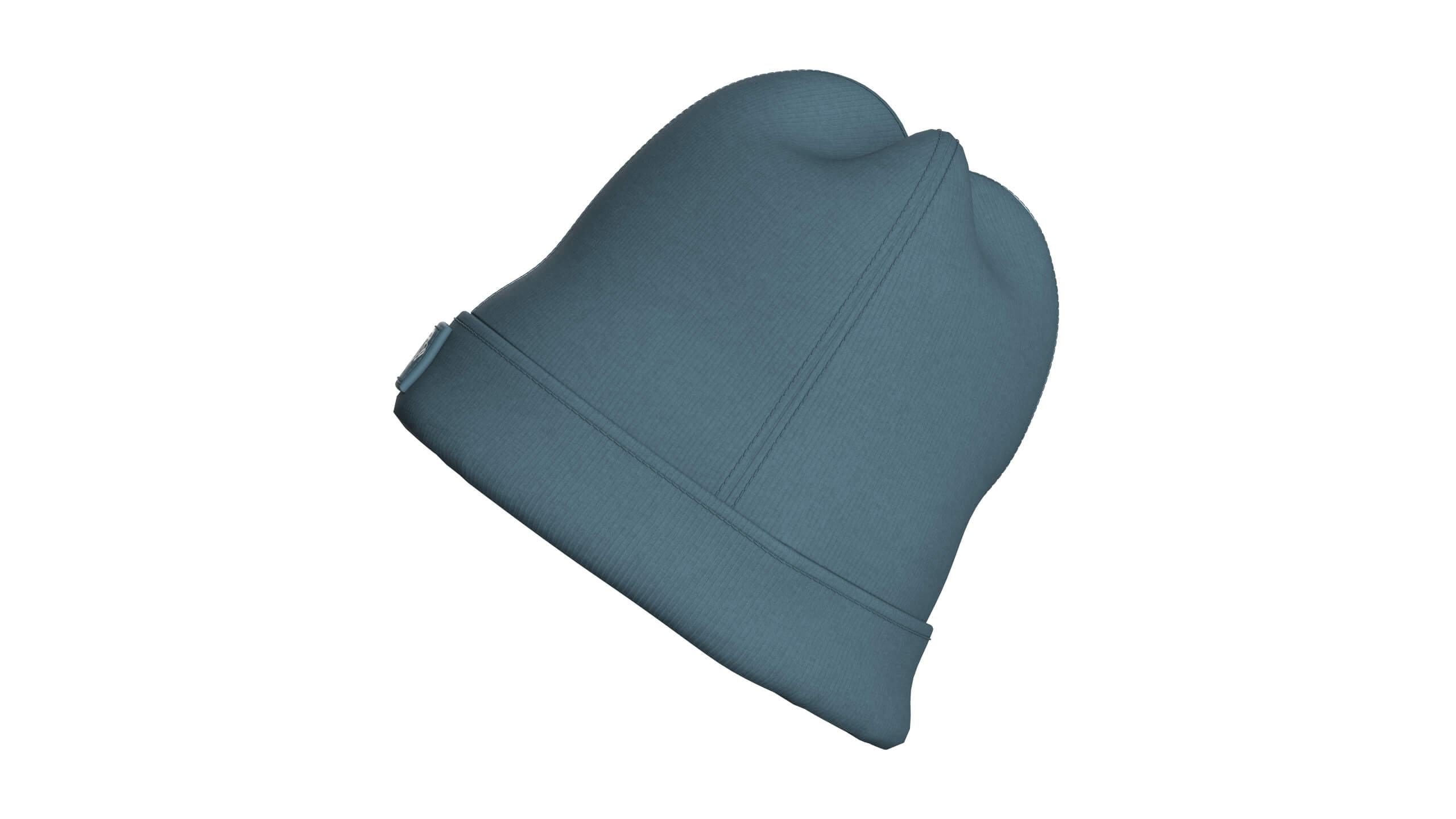 Girls Cuff Beanie Hat 3D Model