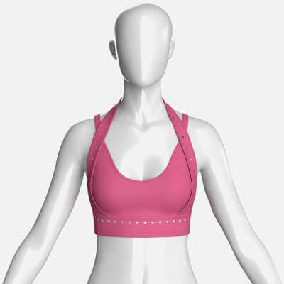 Girls Halter Sports Bra