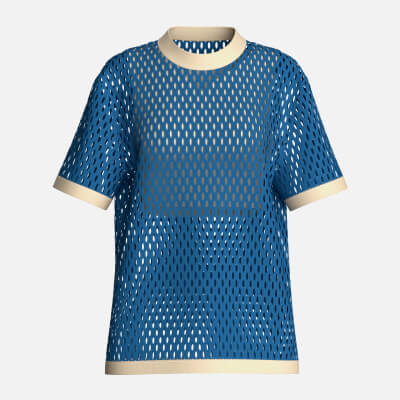Girls Mesh Short Sleeve T-Shirt