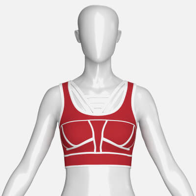 Girls Ribbed Bralette Top