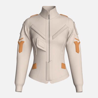 Girls Tactical Jacket with Flap Pocket