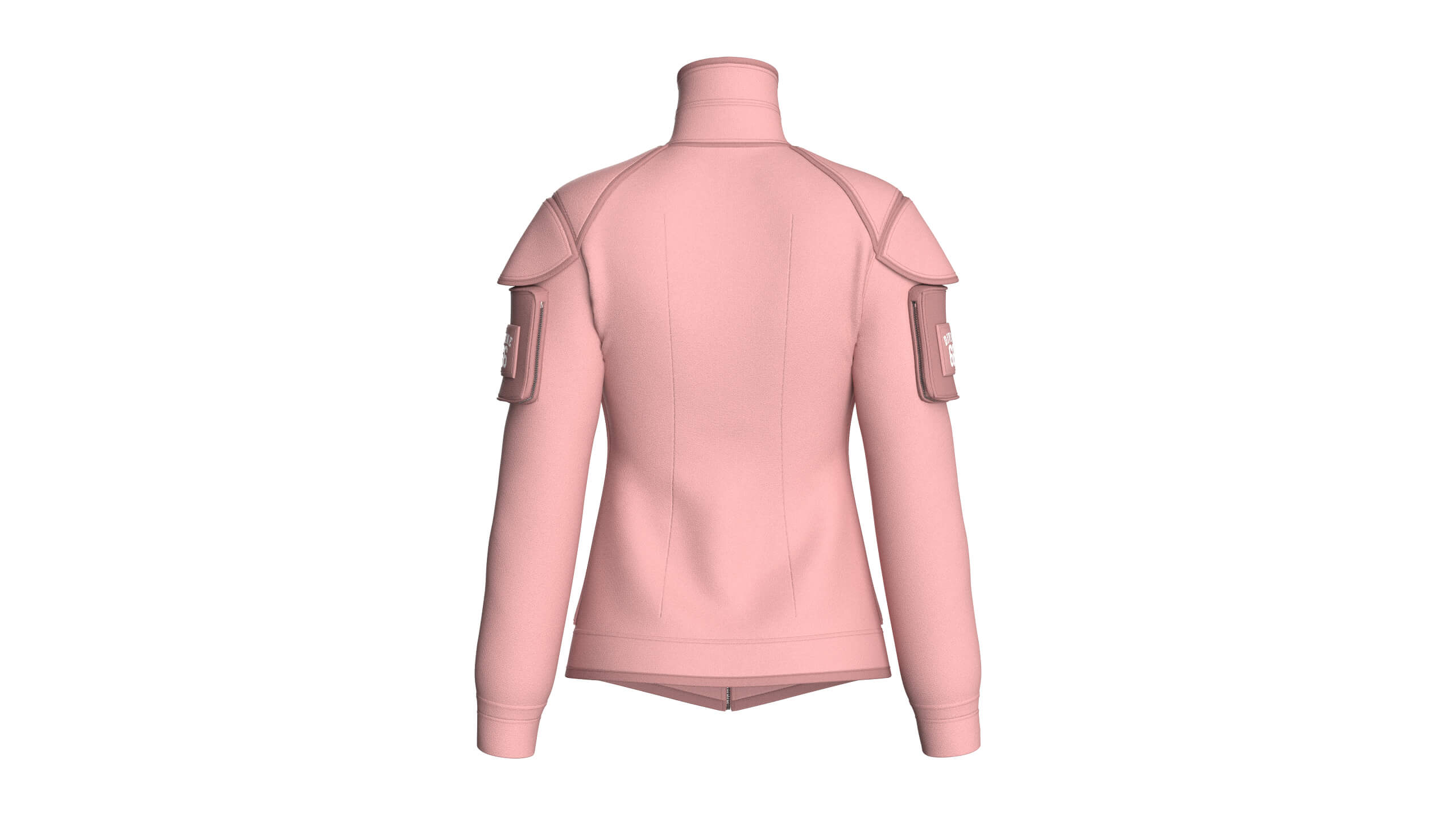 Girls Tactical Jacket with Zip Pocket 3D Model