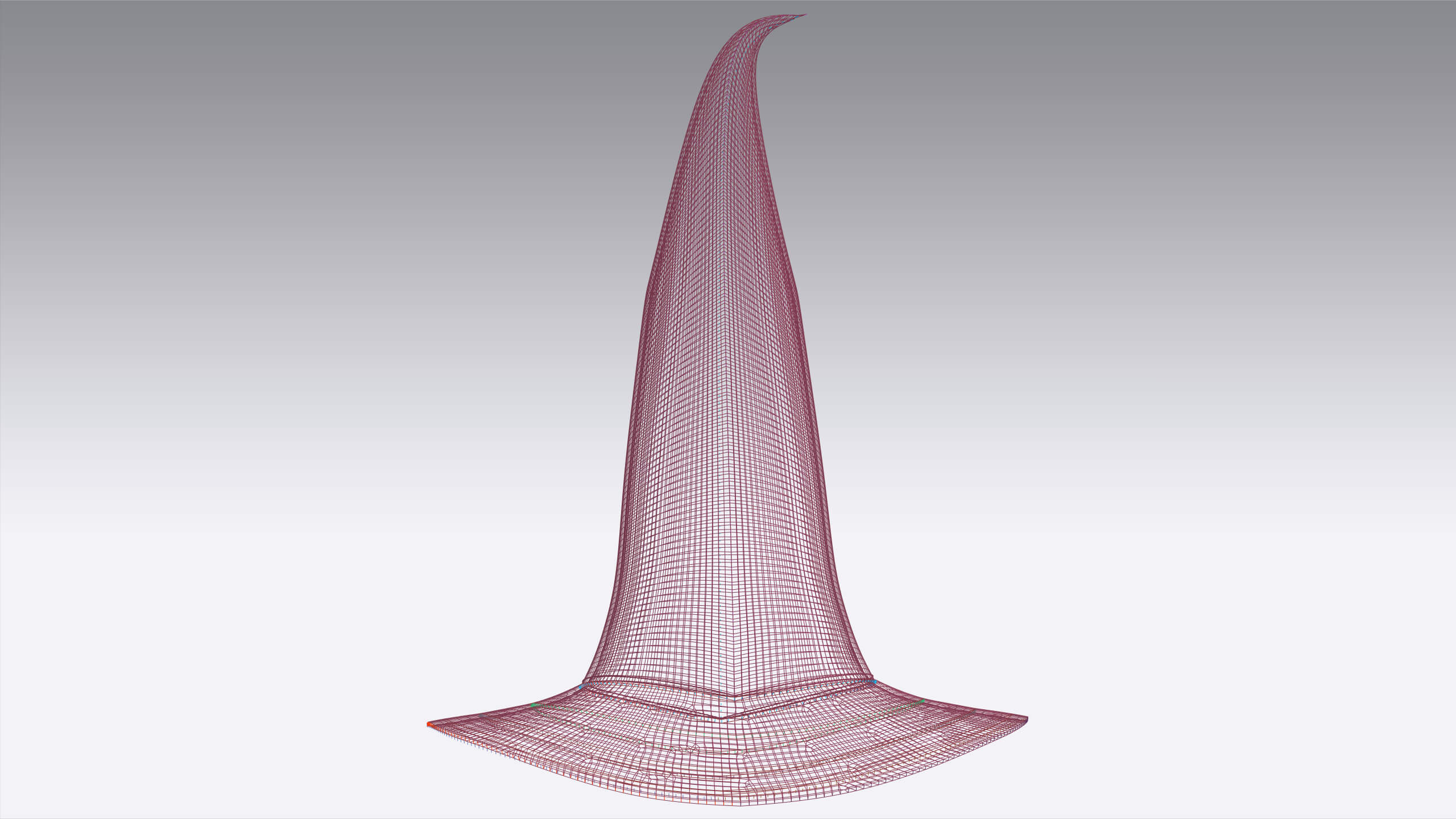 Girls Witch Hat 3D Model