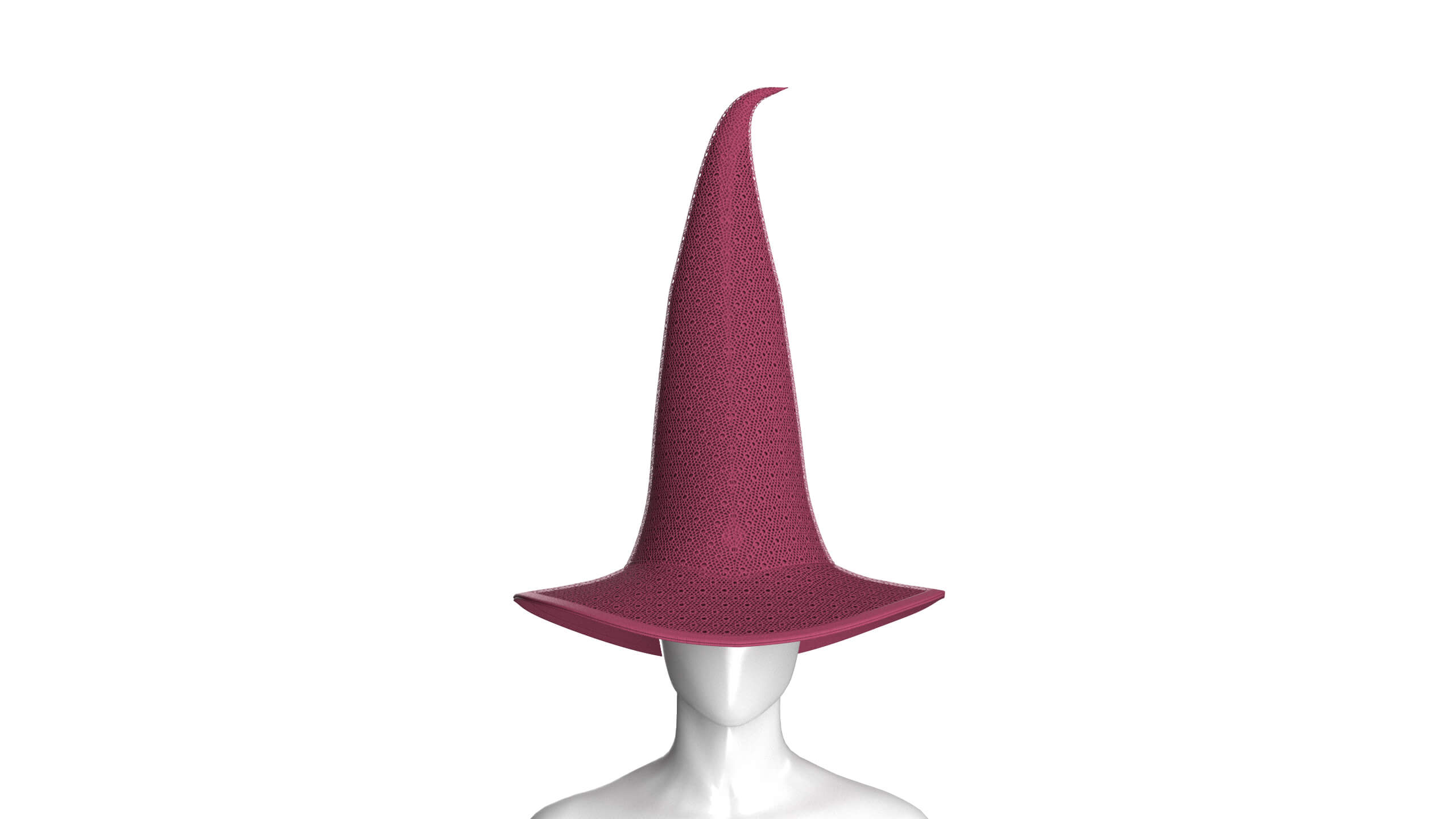 Girls Witch Hat 3D Model