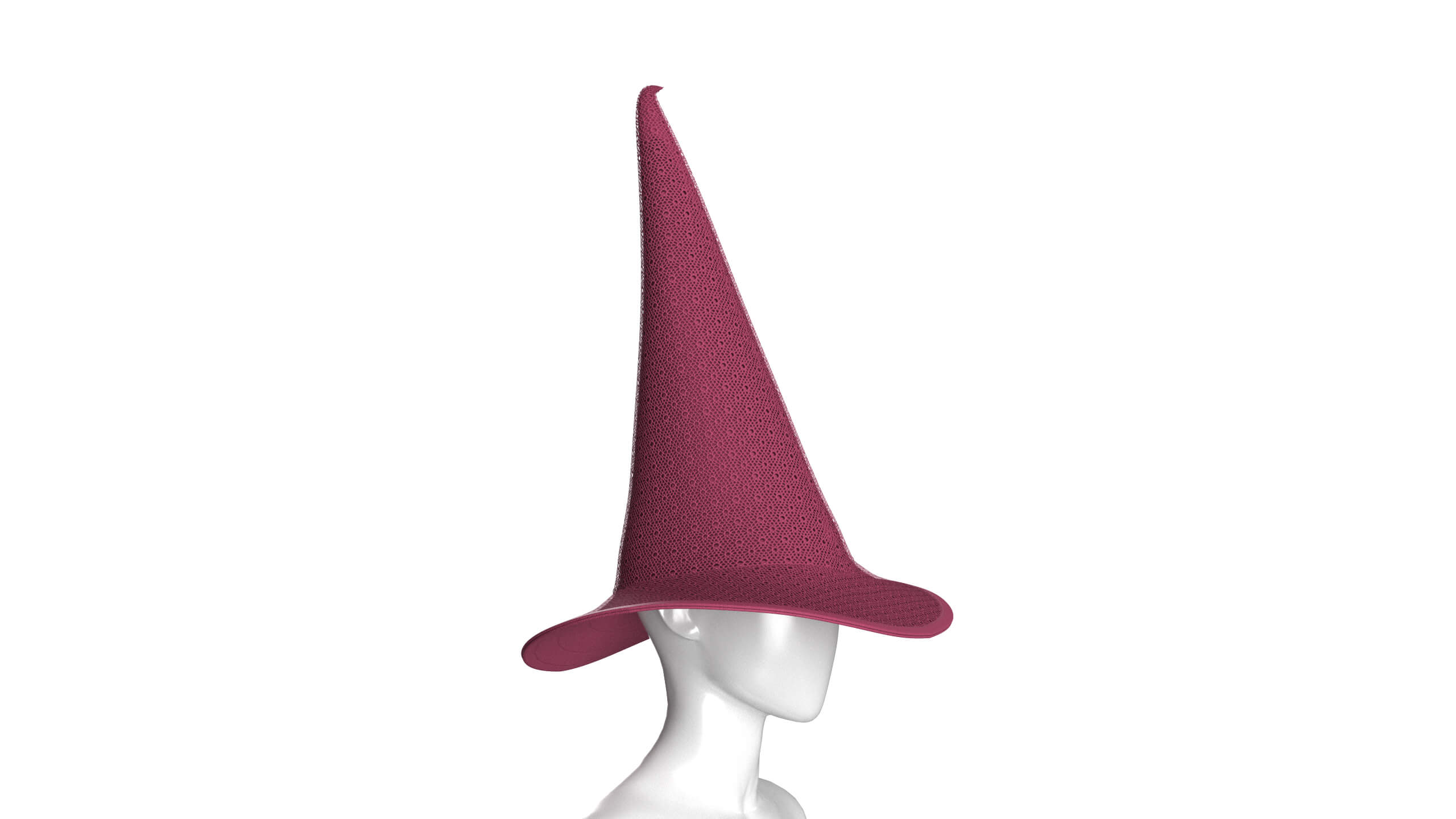 Girls Witch Hat 3D Model