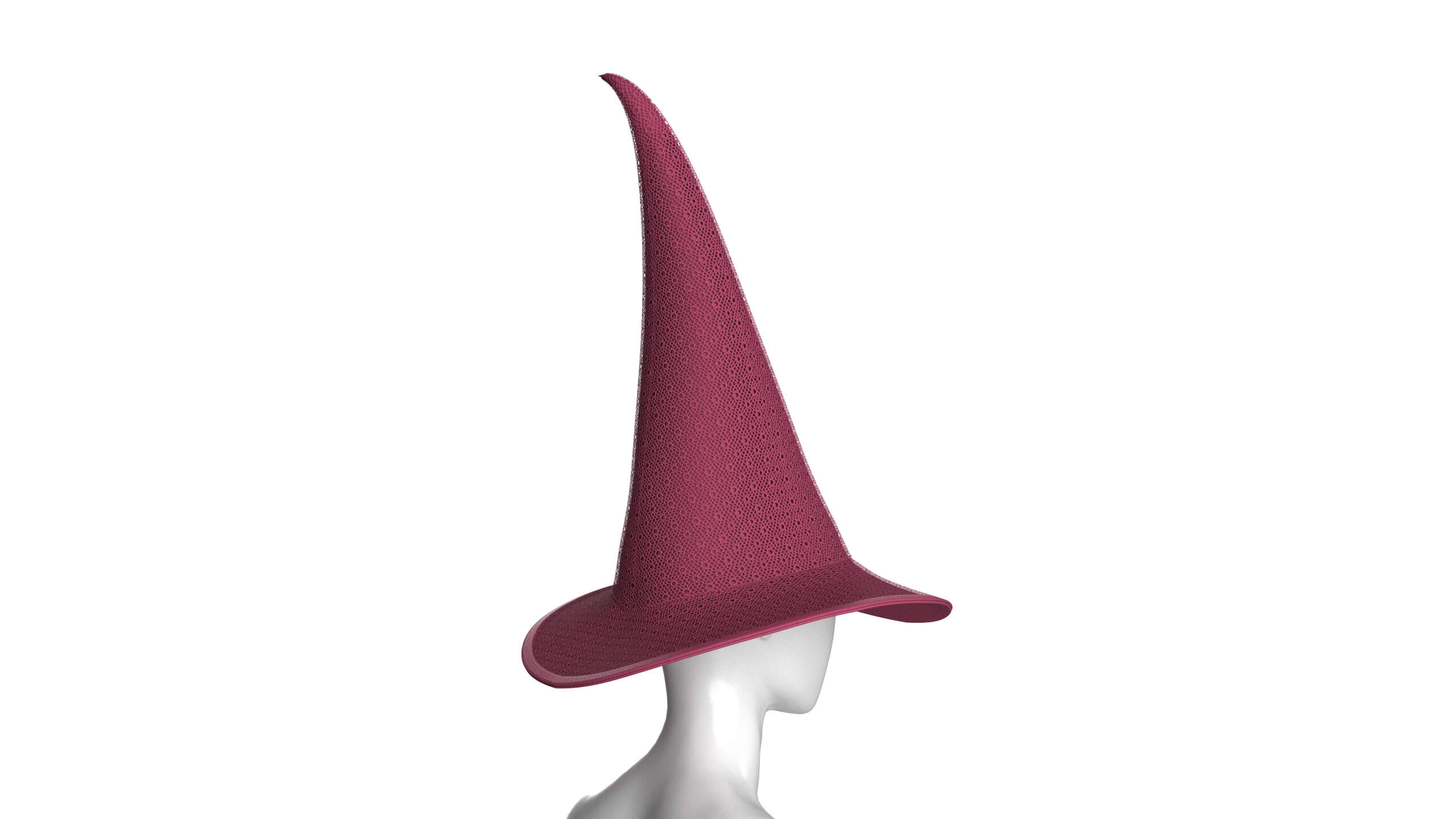 Girls Witch Hat 3D Model