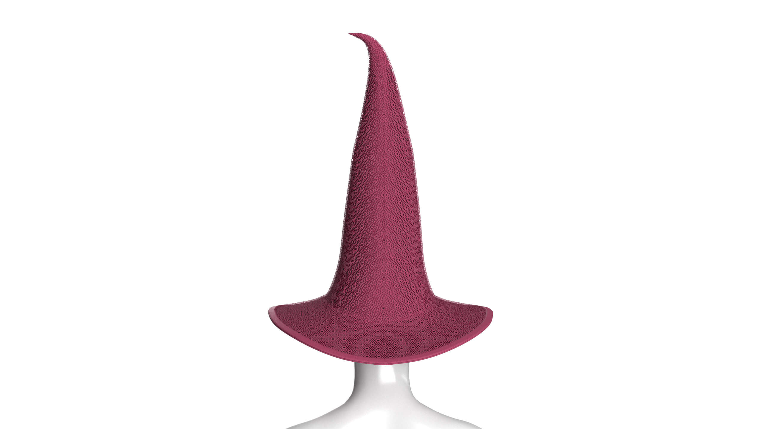 Girls Witch Hat 3D Model