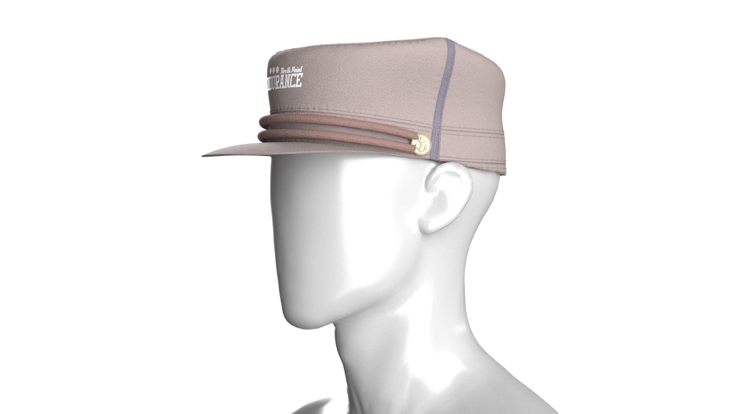 Men Cadet Kepi Cap 3D Model