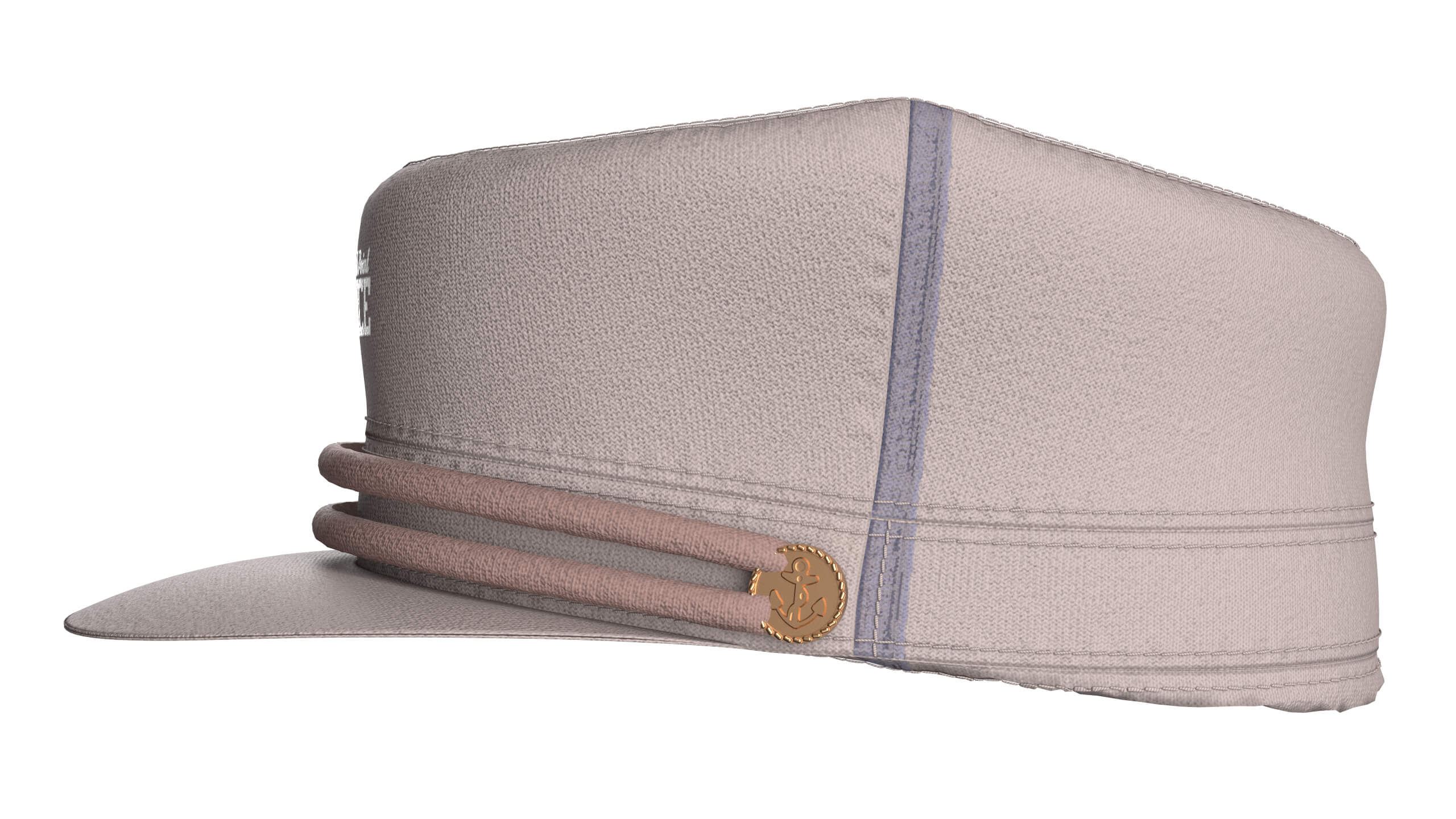 Men Cadet Kepi Cap 3D Model