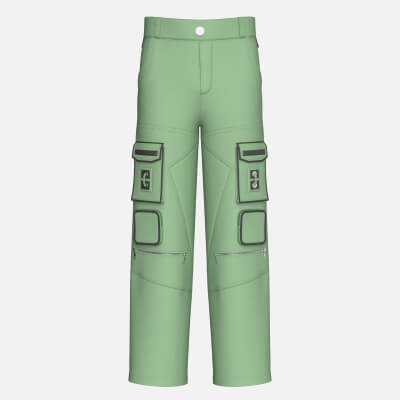 Men Cargo Pant with Dual Flap Pockets